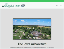 Tablet Screenshot of iowaarboretum.org